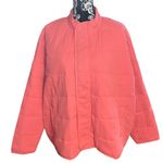 Torrid Quilted Drop Shoulder Zip Up Snap Button Jacket Photo 4