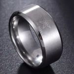 Silver Titanium Dallas Cowboys Ring Photo 0