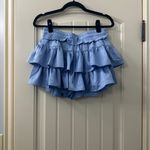 Day + Moon Briar Ruffle Skort In Light Blue Size Medium Photo 2