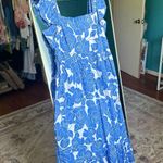 TJ Maxx Blue Floral Maxi Dress Photo 0
