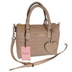 Juicy Couture NWT--CAFE BESTSELLERS FAME SATCHEL CROSSBODY HANDBAG Gorgeous handbag, satchel style with crossbody buckle strap, top zip closure, inside has ine open pocket and one zip pocket, measures 9 1/2 x 9 x 4, brand new with tags Photo 0