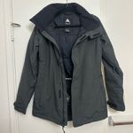 Burton Jet Set Jacket size xs women’s ski snowboard coat black grey Photo 4