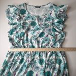 Bloomchic Floral Midi Dress Sz 18/20 Stretch Waist Bloomcore Flowy Boho Cottage Green Photo 10