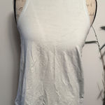 Lululemon  Tank Top Women's Size 2 blue High Neck Criss Cross Back Activewear Photo 0