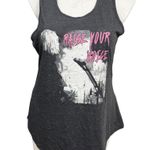 LuLaRoe  Tank Top Size 2XL Gray Graphic Photo 0