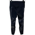 Nike Women's Power Gym Tight - Flutter Print Leggings Black High Rise Size Small Photo 10