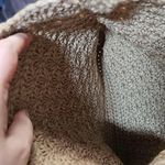 Handmade Crochet Tote Bag Tan Photo 1