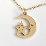 Free People New! FP Star & Moon Necklace Photo 3
