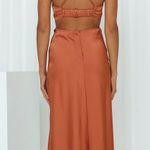 Hello Molly Angels In America Midi Dress Rust Photo 4