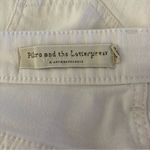 Anthropologie ‎ Pilcro Letterpress Jeans 30 White Slim Boyfriend Photo 5
