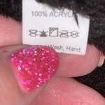 Black plaid soft plush scarf fleece neck warmer gaiter Photo 2