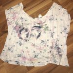 American Eagle Cute butterfly crop top Photo 2