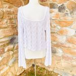 Hollister Crochet Long Bell Sleeve Jumper Sweater Photo 5