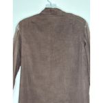 Vintage 1970s Brown sheer Western Shirt Dress Button Front Midi Duster” small Photo 7