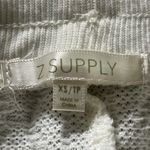 Z Supply 7-Supply Shorts Womens‎ XS White Lined Elastic Waist Drawstring. F-123 Photo 4