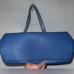 Coach Taylor pebble leather tote blue light blue purse handbag medium Photo 3