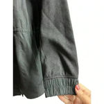 Athleta  Women's Triumph Hybrid Crewneck Sweatshirt Oversized Black Small Photo 6