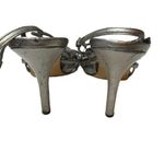 Bebe Metallic Silver Strappy Heeled Sandal Size 9 Photo 71