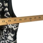 Nanette Lepore Size 6 Black White Linen Silk Beaded Shift Party Shift Dress Photo 7