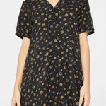 Motel Rocks Motel Womens Zodiac Novelty Print Astro‎ Crosena Mini Dress Size XL Black Gold Photo 0