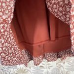 Sadie &‎ Sage Women's Floral Babydoll Dress S Brown Red Boho Long Sleeve USA Photo 4