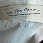 We The Free Beating Hearts Linen Long Sleeve Top Green Orange Rust Sleeve Stripe Photo 6