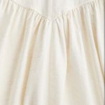 H&M  Cream Linen Blend Slip Dress Photo 3