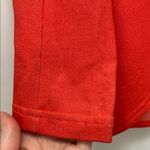 Krisa Vibrant Orange Open Front Draped Cardigan - Size XS Photo 5