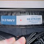 Old Navy  Women's OG Straight High Rise Faux Leather Pants size 0 Photo 1