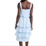 Tach Filippa Tiered Linen Dress Black Medium Photo 7