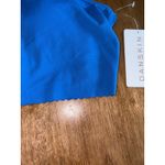Danskin  Scallop Crop Tank Wicking Moisture‎ Control 4-Way Stretch Palace Blue M Photo 8