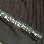 Calvin Klein skirt stretchy comfy tie black new with tag logo side Photo 2