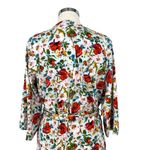 Vera Bradley Sea Air Floral Knit Robe Blue Multicolor Size Small/Medium Photo 6