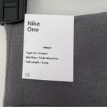 Nike  One Tight Fit Mid Rise Full Length Women's Grey Training Therma-FIT Legging Photo 8
