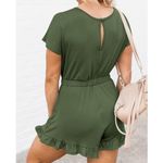Romper 1 piece green size XL scoop neck Photo 1