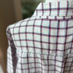 Vintage Gitano White Red Blue Short Sleeve Cotton Button Back Cotton Shirt 18W Photo 5