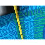 Liz Claiborne VTG Women’s Sweater Sz M Chunky Knit Blue GREEN GEOMETRIC Photo 10