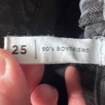 PacSun Eco Grey Patchwork 90’s Boyfriend High Rise Jeans Size 25 Photo 7