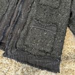 Nanette Lepore NWT  Tweed Sequin Denim Jacket Photo 3