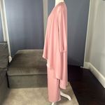 Women’s Chiffon 3 Piece Party Formal Mother of the Bride Pants Suit Size 12 NEW Pink Photo 4