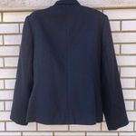 Sag Harbor 100% wool black zipper lined blazer jacket with front pocket-size 10 Photo 3
