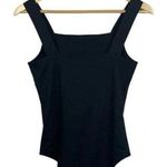 NWT ReoRia Square Neck Wide Strap Bodysuit in Black Size M Size M Photo 10