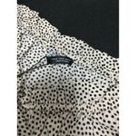 ZARA Women Black White Polka Dot Off Shoulder Ruffle Puff Sleeve Dress Size XL Photo 3