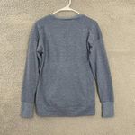 Reebok Sweater Women XS Blue Activewear Long Sleeve Crewneck Photo 4