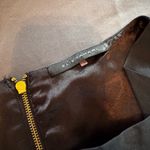 Elie Tahari  Black Dress with Gold Floral Accents Photo 1