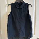 NAU Collar Tank Top Color Black Size S Photo 3