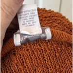Soft Surroundings Sweater Women’s 1X Burnt Orange Chunky Open Knit Lagenlook Photo 8