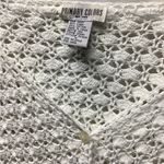 Primary Colors Crochet cropped cardigan. Size Medium White Photo 9