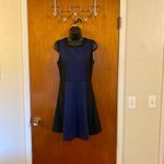 Attention  Black & Blue Dress Effortless Elegance Work to Weekend Classic Size XS Photo 9