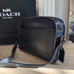 Coach  Vintage Y2K Metropolis Zip Bag 9087 Black Leather Crossbody Bag USA Photo 1